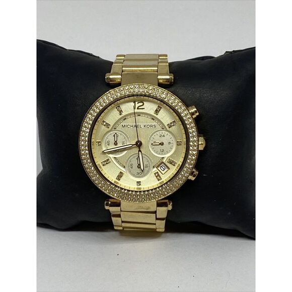 Michael Kors Parker MK5354 Womens Stainless Steel Analog Dial Quartz Watch UC811 - Picture 1 of 12